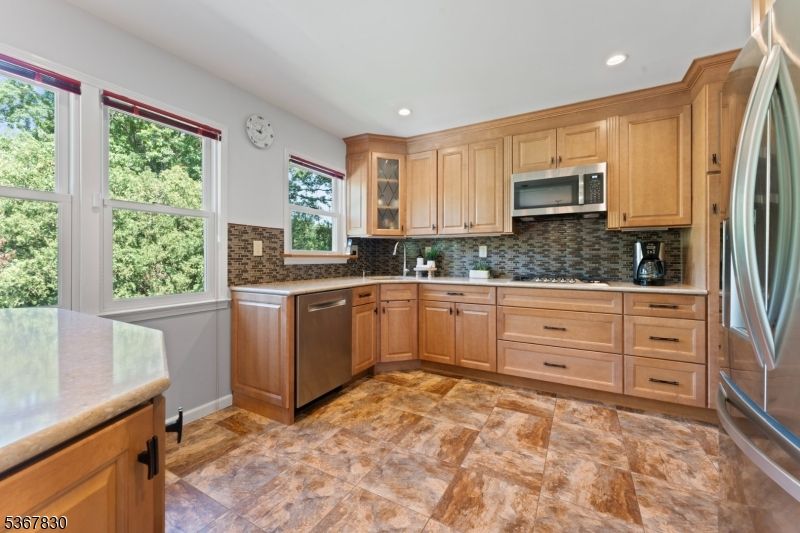 Interior, Kitchen, Recessed Lighting, Stainless Steel Appliances