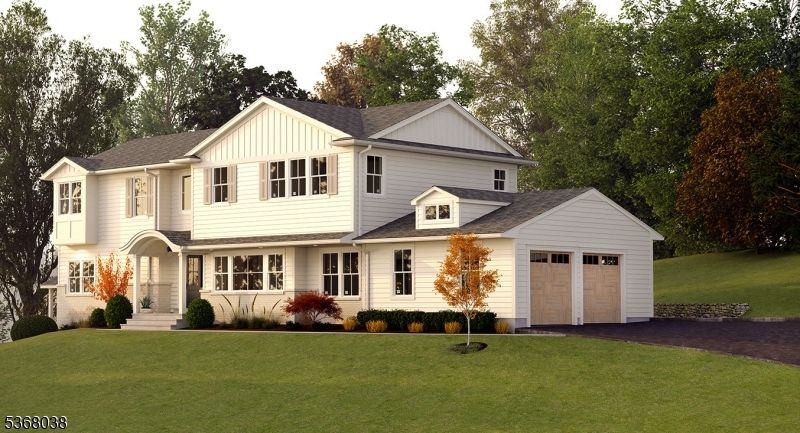 Attached, Exterior, Facade, Farmhouse