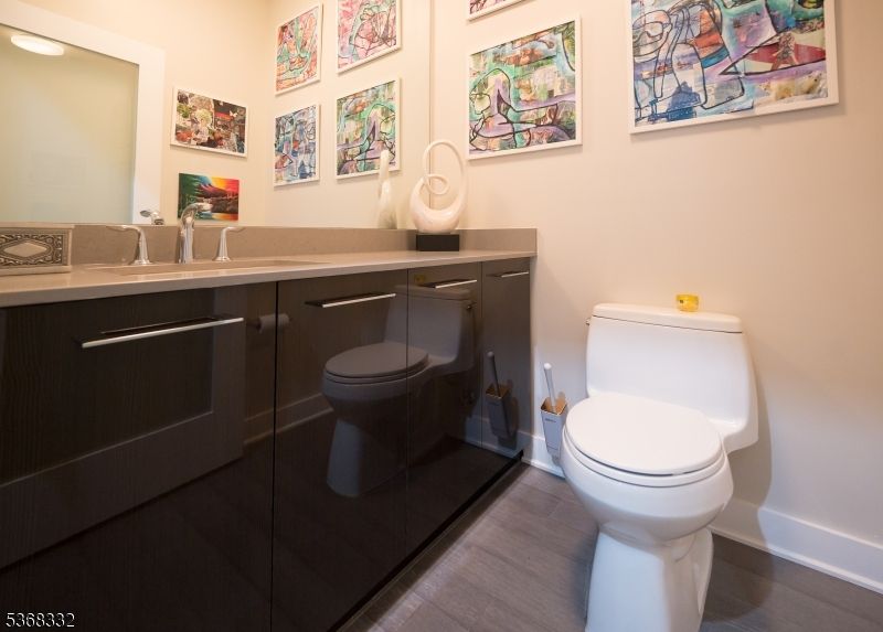 Bathroom, Interior, Wood Texture Flooring