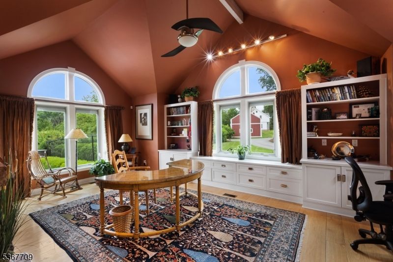 Home Office, Interior, Wood Texture Flooring