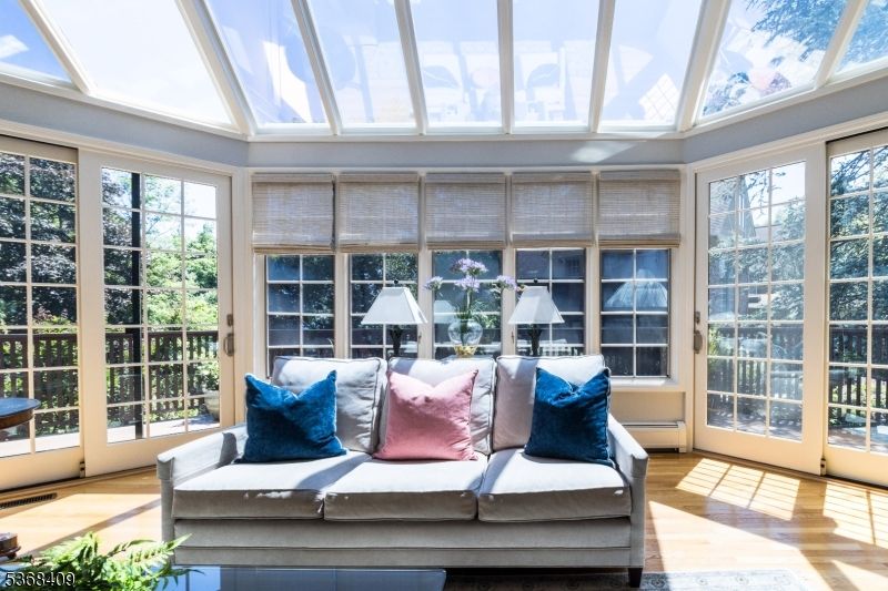 Glass Ceilings, Interior, Sun Room, Wood Texture Flooring