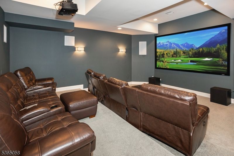 Home Theatre Room, Interior, Projection Screen, Recessed Lighting, Theatre Room