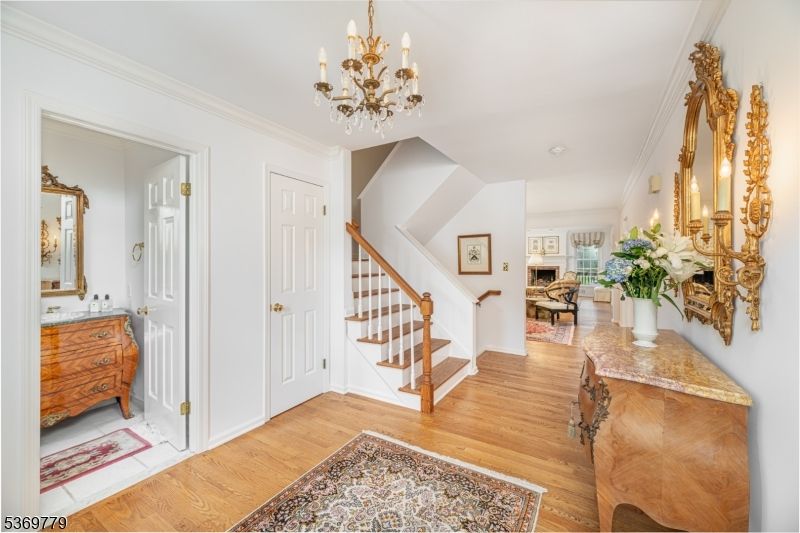Chandelier, Fireplace, Interior, Wood Texture Flooring