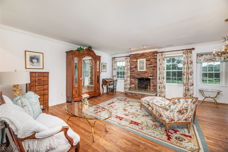 Fireplace, Interior, Stone Walls, Wood Texture Flooring