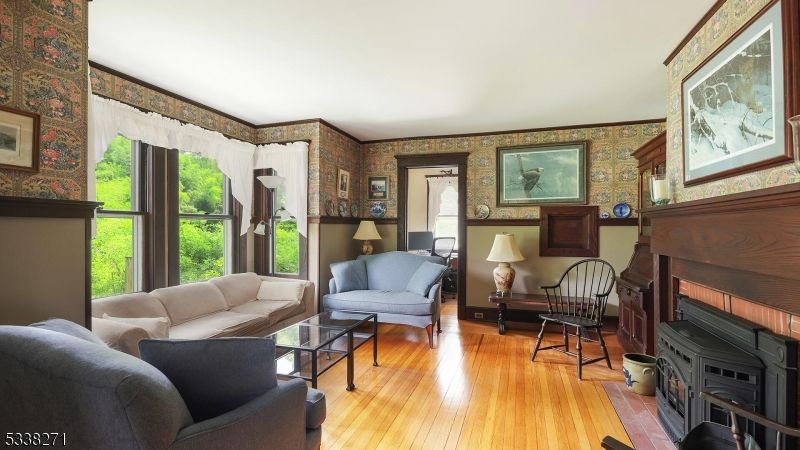 Fireplace, Interior, Living room, Wood Texture Flooring