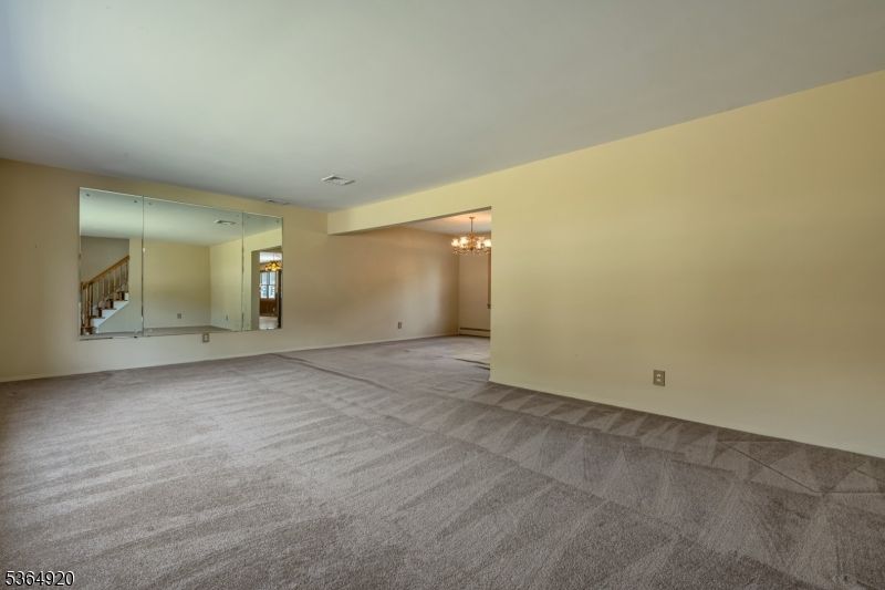 Chandelier, Empty room, Interior