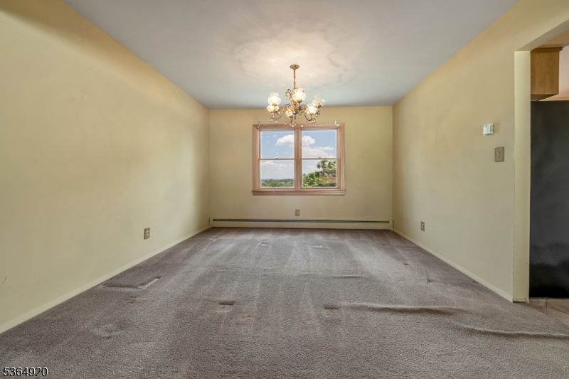 Chandelier, Empty room, Interior