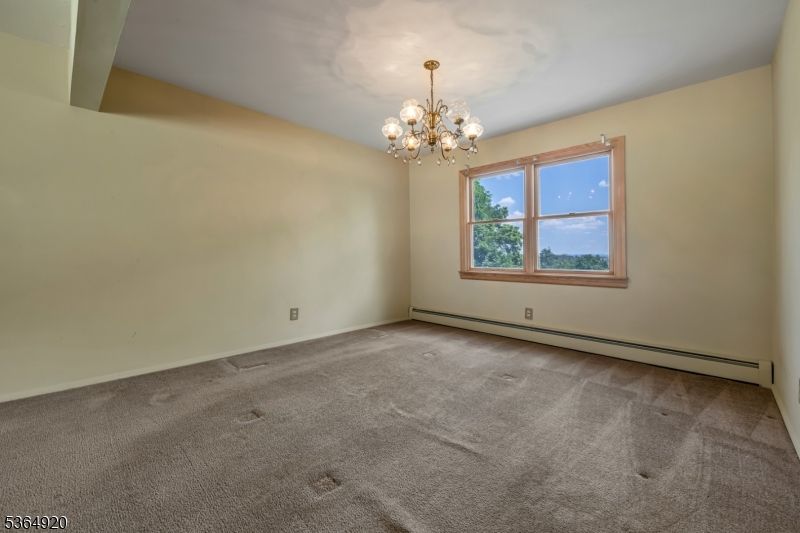 Chandelier, Empty room, Interior