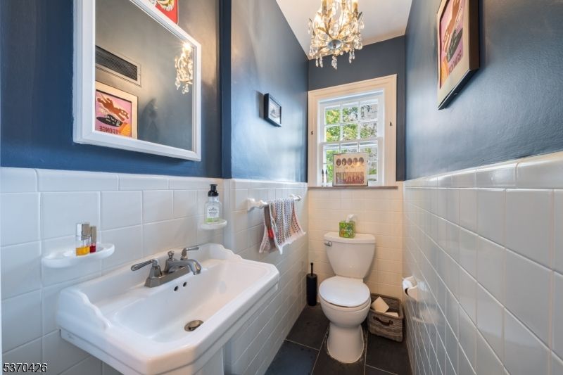 Bathroom, Chandelier, Interior