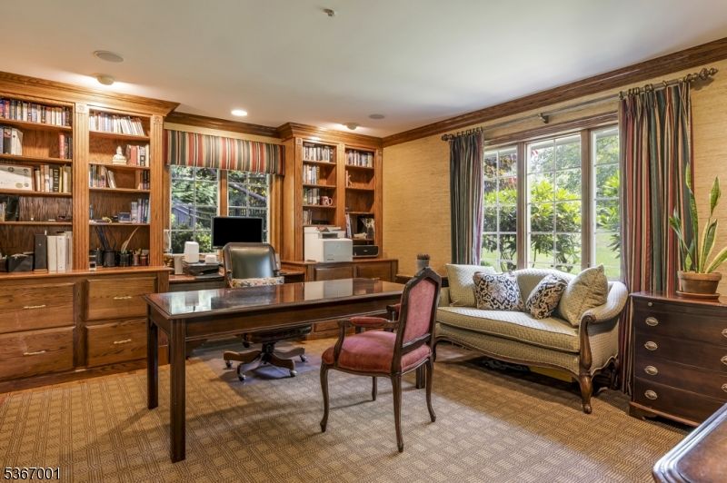 Home Office, Interior, Recessed Lighting