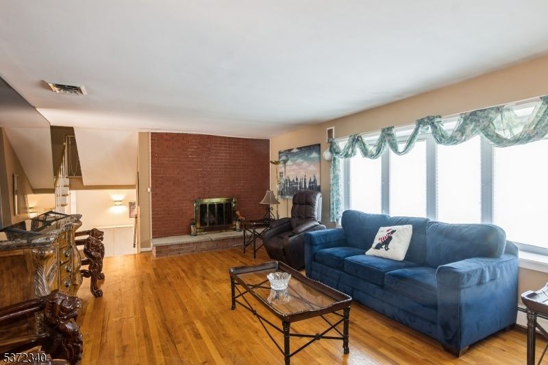 Fireplace, Interior, Living room, Stone Walls, Wood Texture Flooring