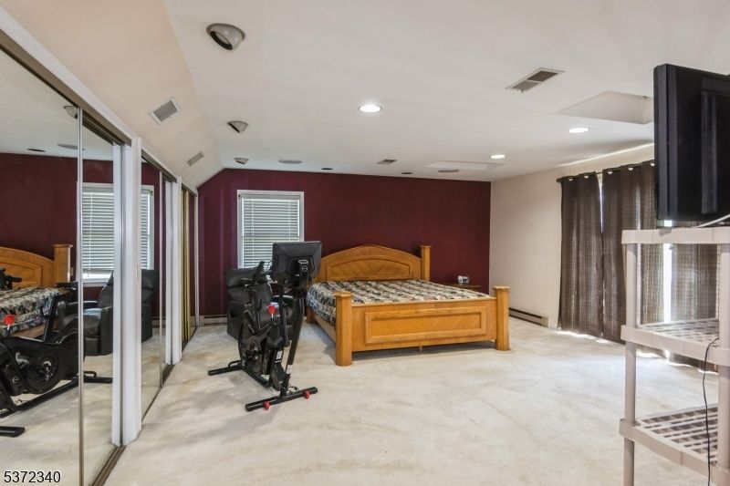 Bedroom, Fitness Equipment, Interior, Recessed Lighting