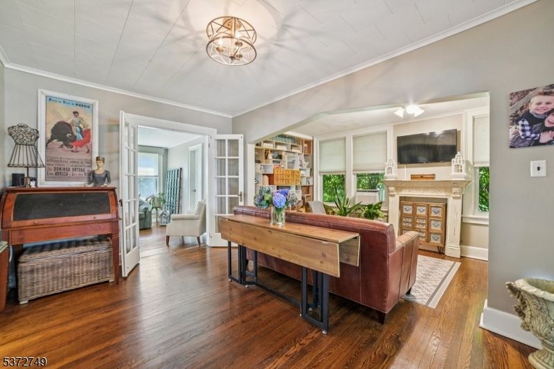 Fireplace, Interior, Piano, Wood Texture Flooring