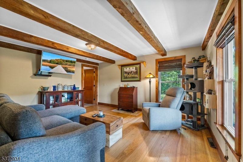 Interior, Living room, Wooden Beams, Wood Texture Flooring