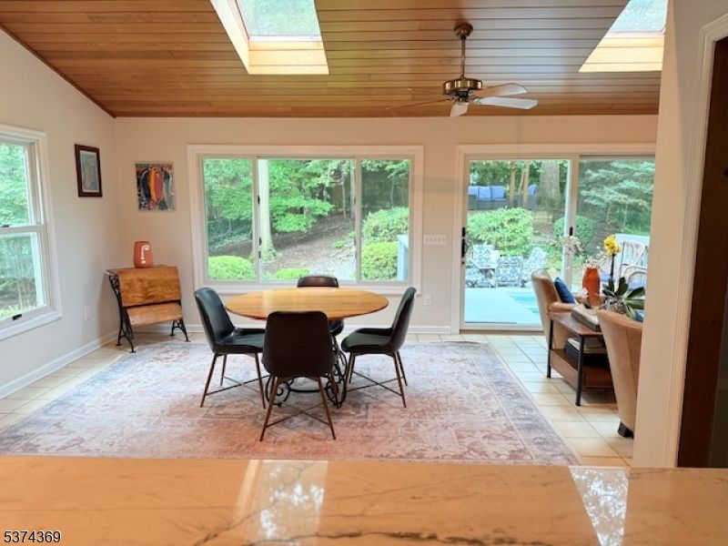 Dining room, Interior, Wooden Ceilings
