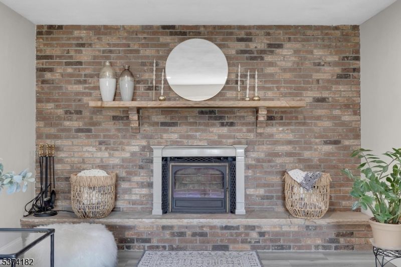 Fireplace, Interior, Stone Walls