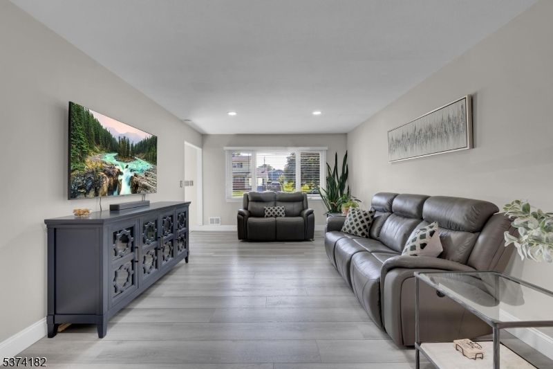 Home Theatre Room, Interior, Living room, Recessed Lighting, Wood Texture Flooring