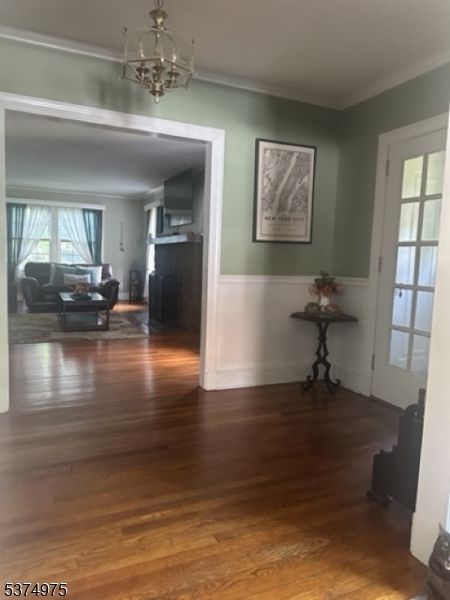 Chandelier, Fireplace, Interior, Living room, Wood Texture Flooring