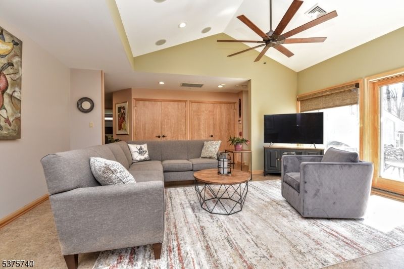 Interior, Living room, Recessed Lighting