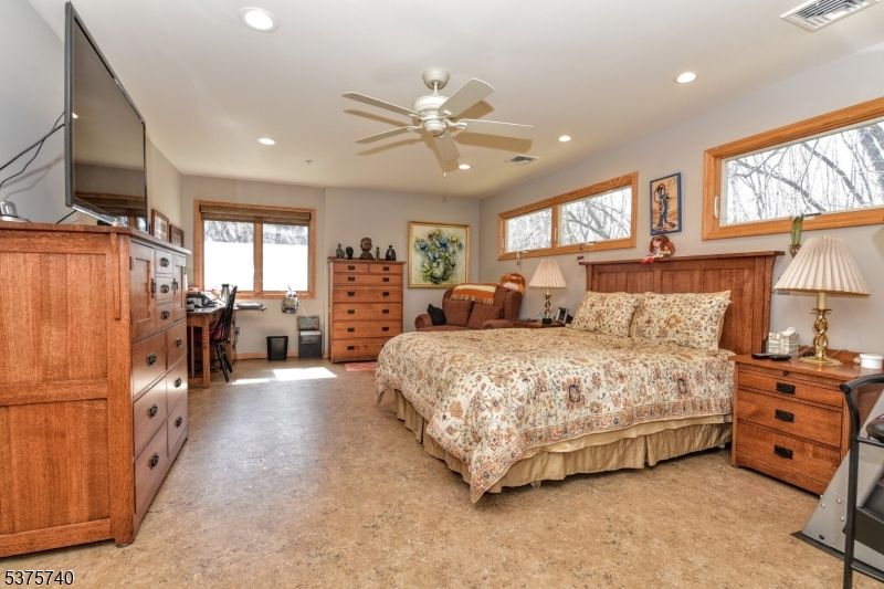 Bedroom, Home Office, Interior, Recessed Lighting