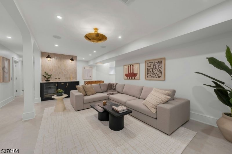 Interior, Living room, Recessed Lighting