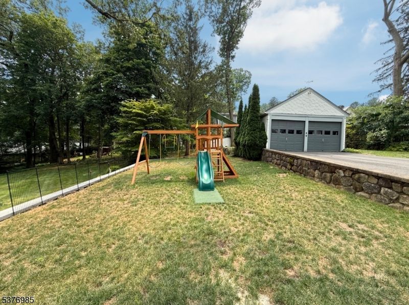 Backyard, Detached Garage, Exterior, Playground