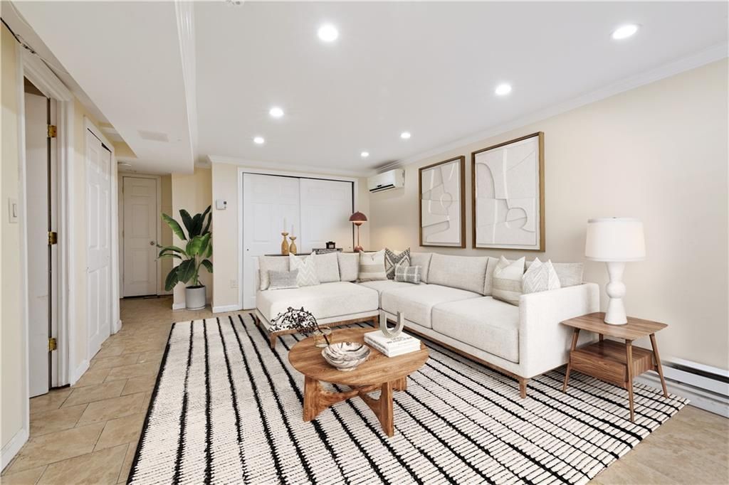 Interior, Living room, Recessed Lighting