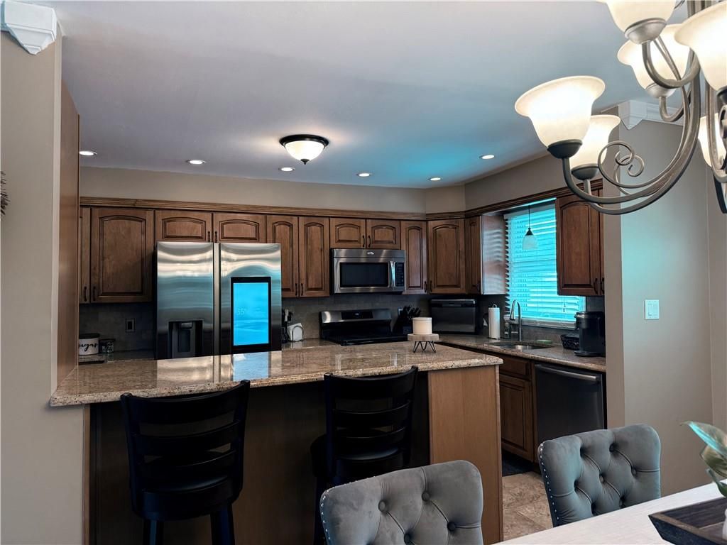 Interior, Kitchen, Recessed Lighting, Stainless Steel Appliances