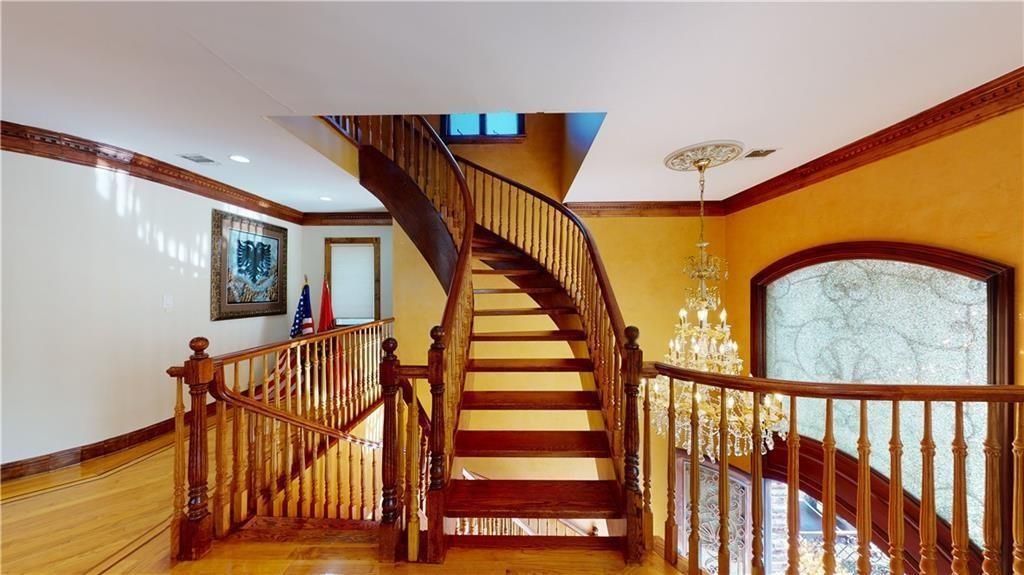 Chandelier, Interior, Recessed Lighting, Wood Texture Flooring