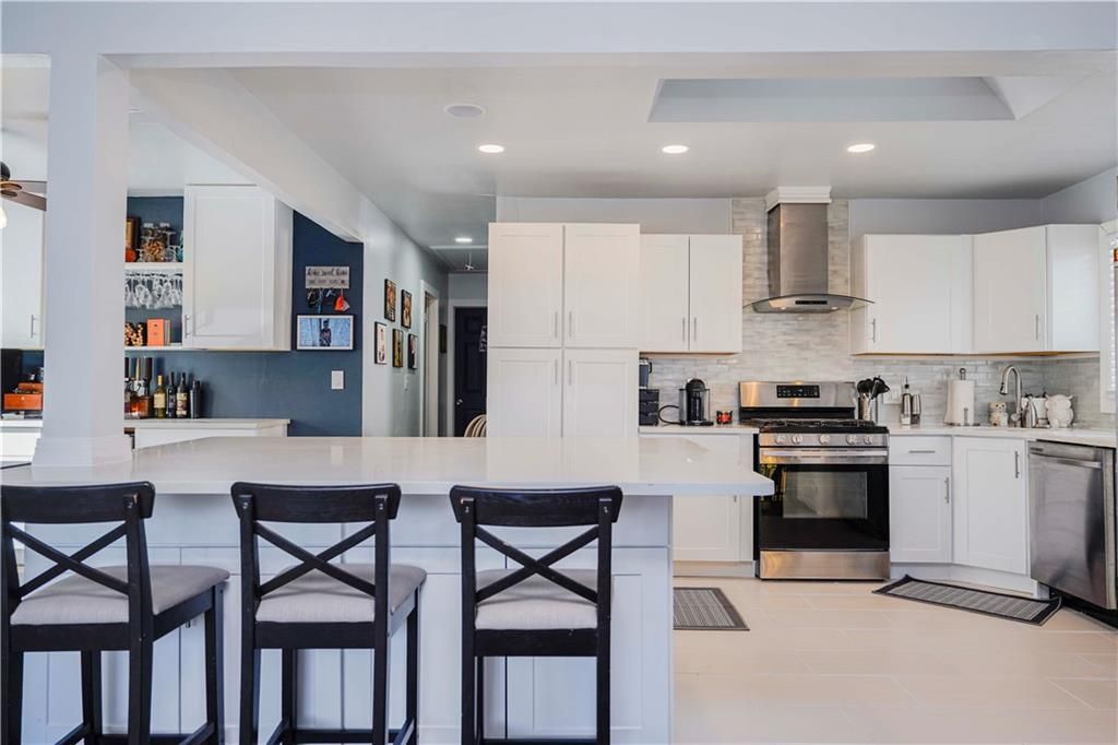 Interior, Kitchen, Recessed Lighting, Stainless Steel Appliances