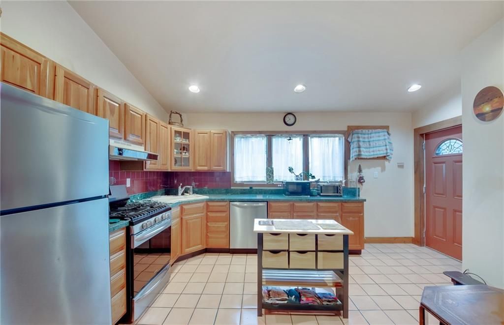 Interior, Kitchen, Recessed Lighting, Stainless Steel Appliances