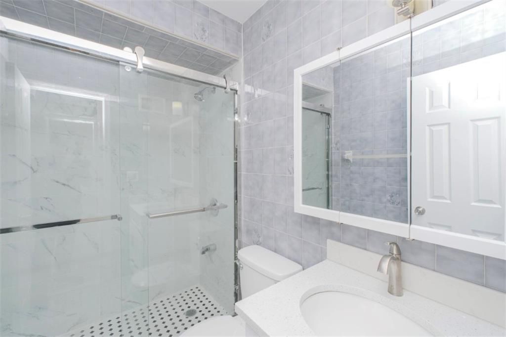 Bathroom, Glass Shower, Interior, Marble Walls