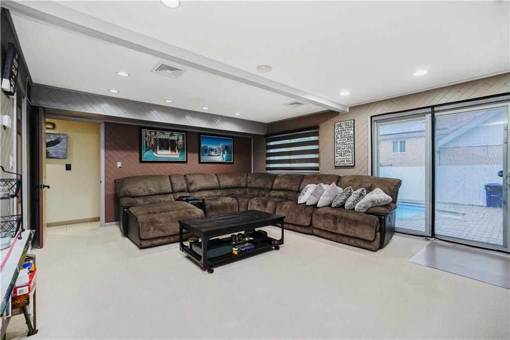 Interior, Living room, Recessed Lighting