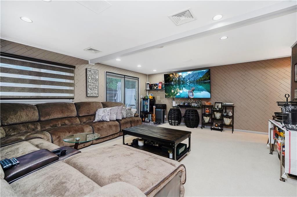 Fireplace, Interior, Living room, Recessed Lighting