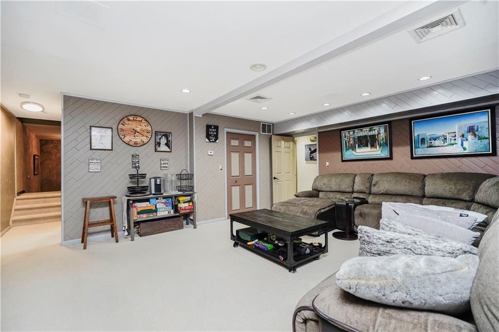 Interior, Living room, Recessed Lighting