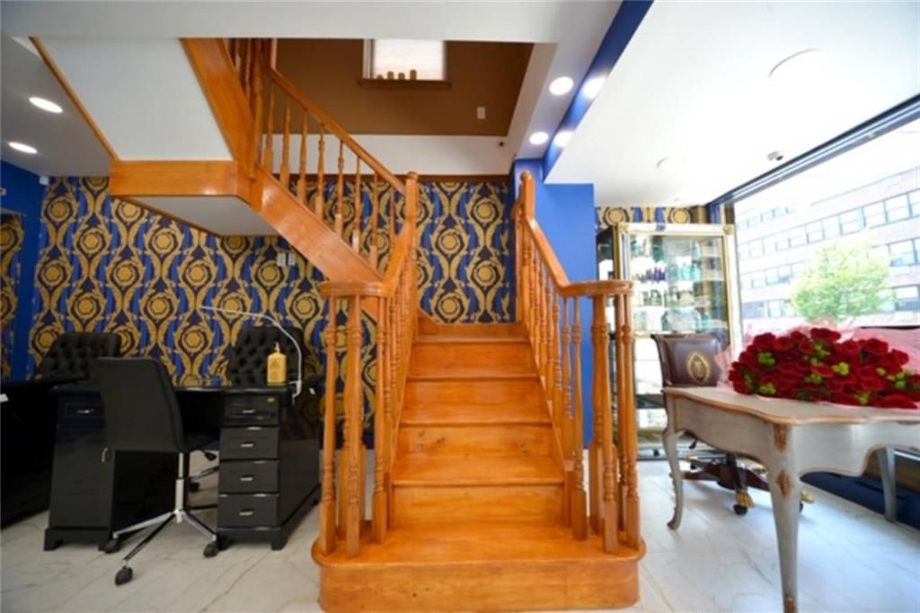 Home Office, Interior, Marble, Recessed Lighting