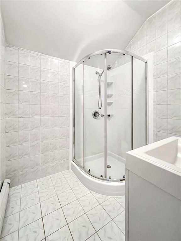 Bathroom, Glass Shower, Interior, Marble, Marble Walls