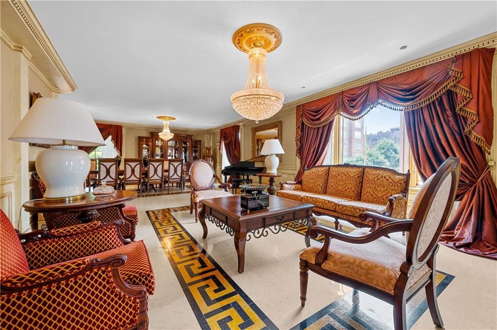 Chandelier, Interior, Living room, Piano, Recessed Lighting