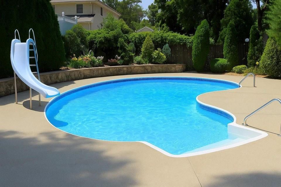 Exterior, Playground, Pool