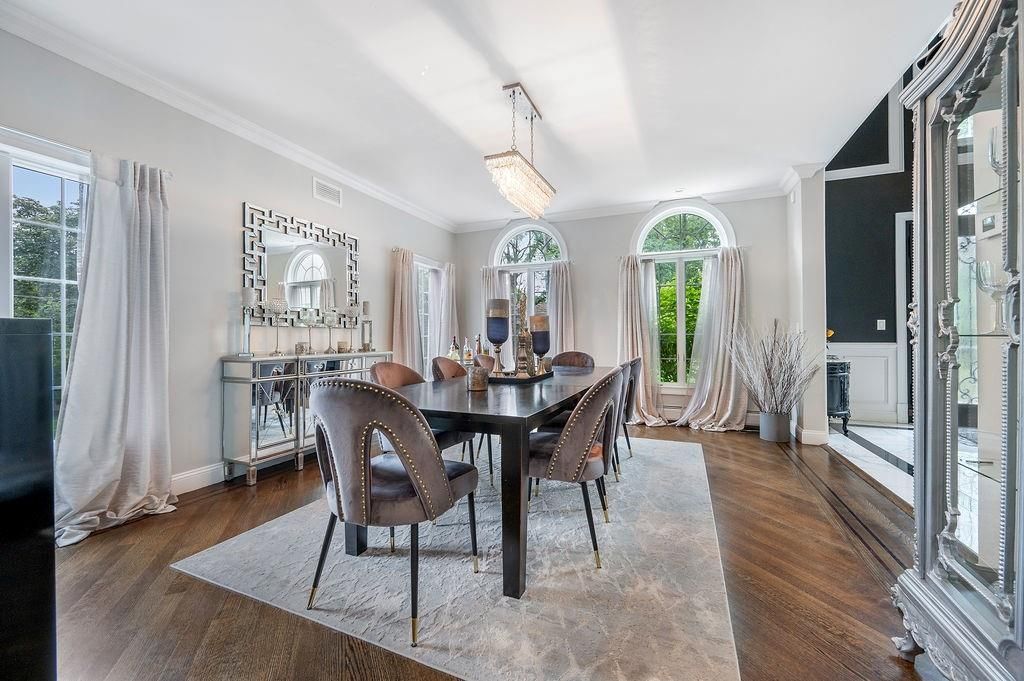 Dining room, Interior, Wood Texture Flooring
