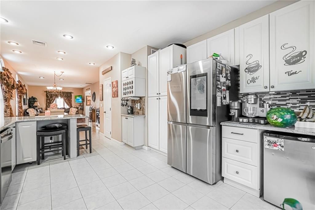 Chandelier, Interior, Kitchen, Recessed Lighting