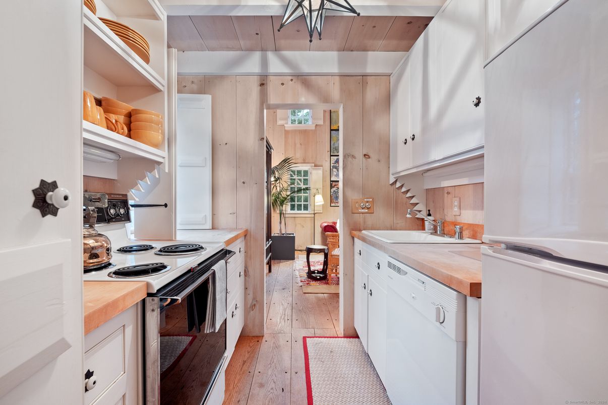 Interior, Kitchen, Wooden Ceilings, Wood Texture Flooring, Wooden Walls