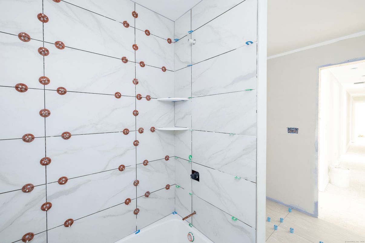 Bathroom, Interior, Marble Walls