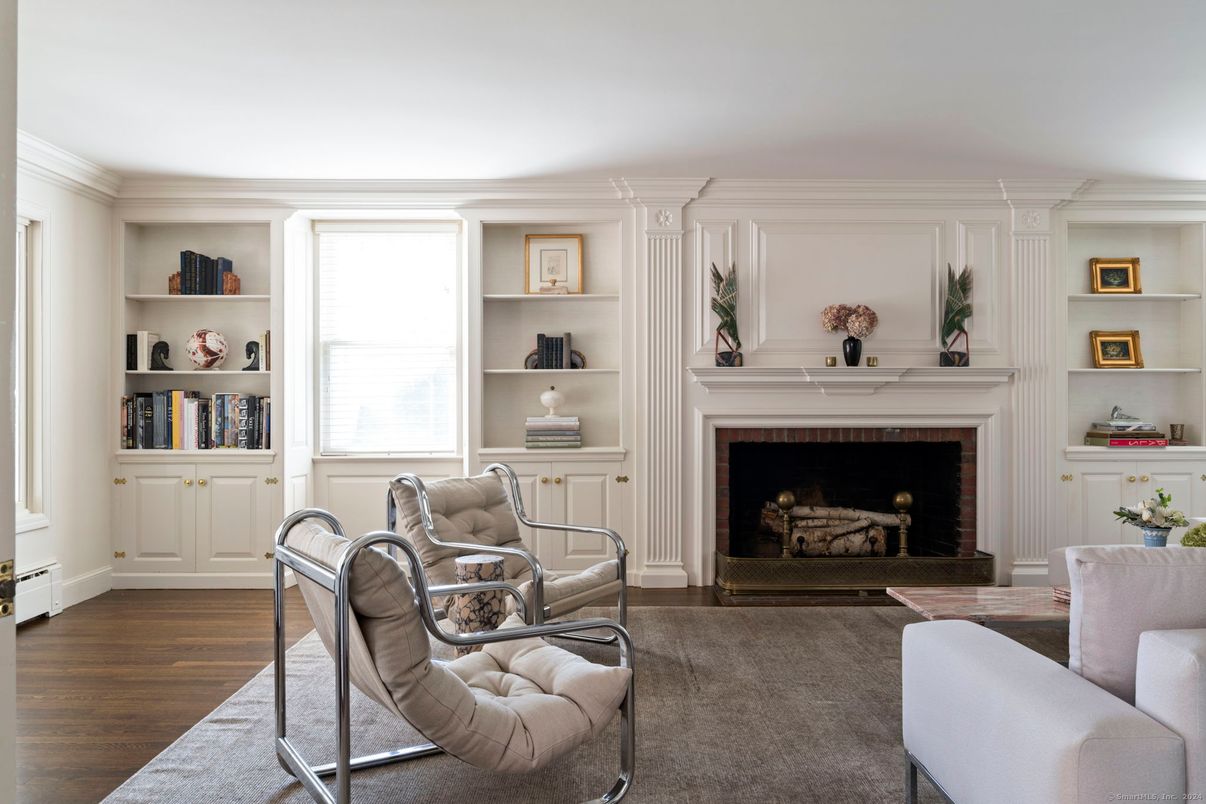 Fireplace, Interior, Wood Texture Flooring