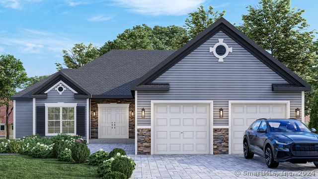 Attached, Exterior, Facade, Brick Traditional