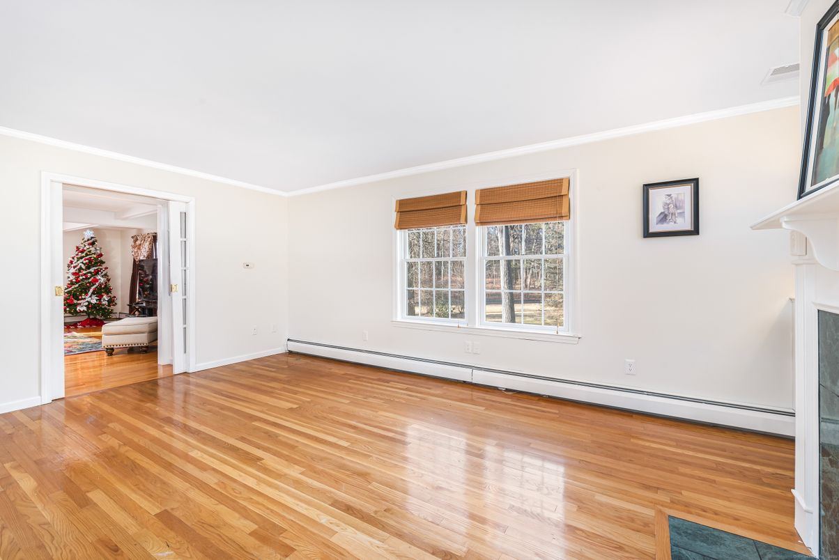 Empty room, Fireplace, Interior, Wood Texture Flooring
