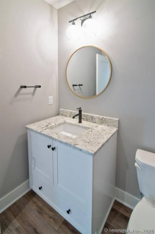 Bathroom, Dual Sink Vanities, Interior, Wood Texture Flooring