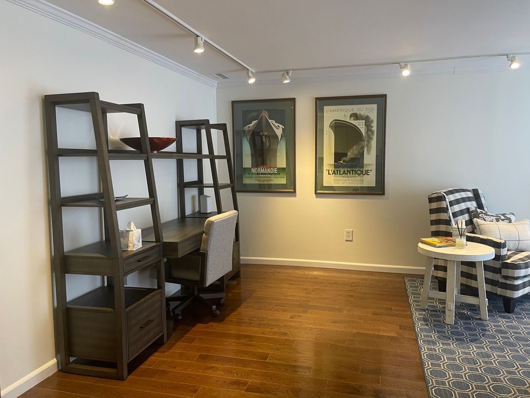 Home Office, Interior, Wood Texture Flooring