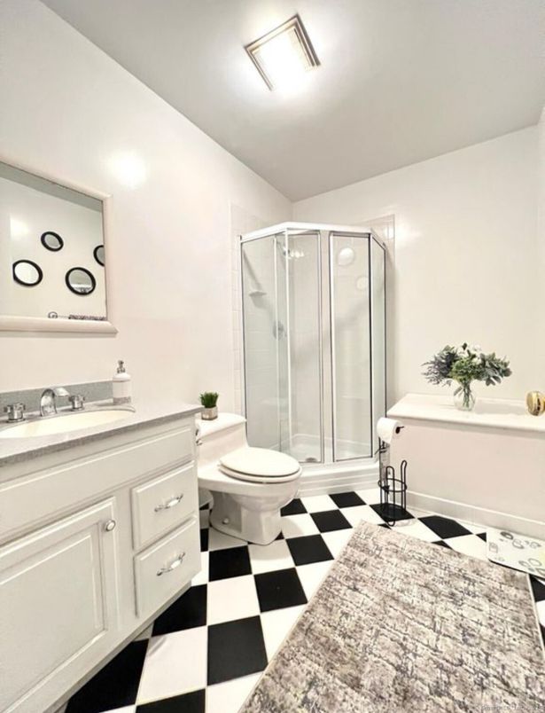Bathroom, Glass Shower, Interior
