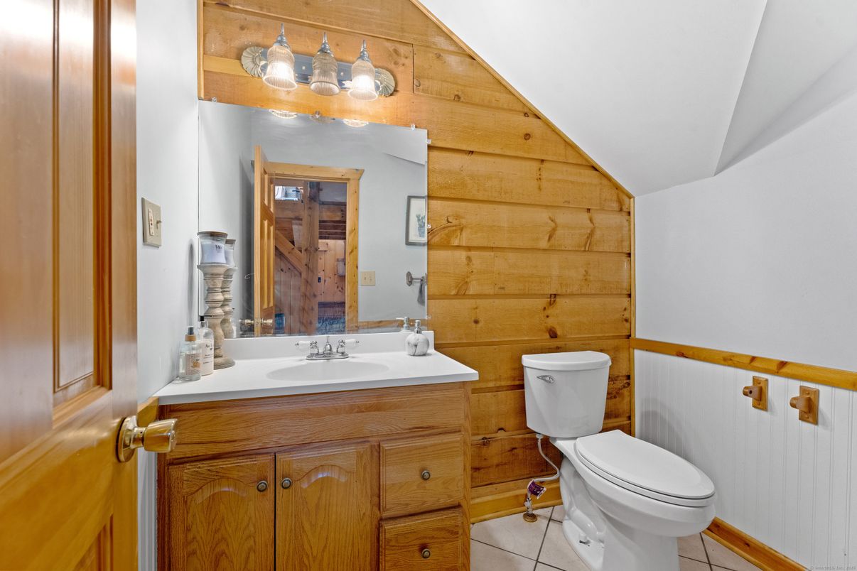 Bathroom, Interior, Wooden Walls